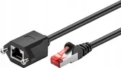Patchcordy - Kabel Lan przedłużacz Cat 6 F/utp czarny 3m - miniaturka - grafika 1