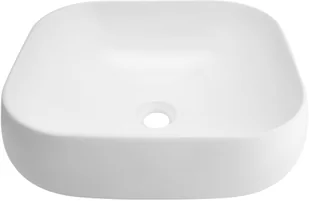 Corsan Wolnostojąca umywalka nablatowa Corsan 649933 prostokątna biała 45 x 41 x 14,5 cm 649933 - Umywalki - miniaturka - grafika 2