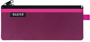 Leitz Koszulka z suwakiem z dwoma przegródkami WOW, rozmiar M, różowa 40120023 - Koszulki na dokumenty - miniaturka - grafika 3