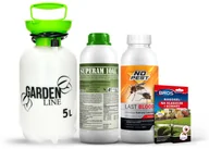 Zwalczanie i odstraszanie szkodników - Bros NO-PEST Oprysk na kleszcze, komary i inne owady Last Blood i Bagosel! Utrwalacz oprysku i opryskiwacz 5l w zestawie! - miniaturka - grafika 1