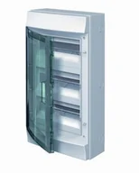 Rozdzielnie elektryczne - ABB Obudowa natynkowa IP65 MISTRAL65 drzwi przeźroczyste 36 modułów 3 rzędy N+PE MISTRAL 36M IP65 N/T PRZEŹ - miniaturka - grafika 1