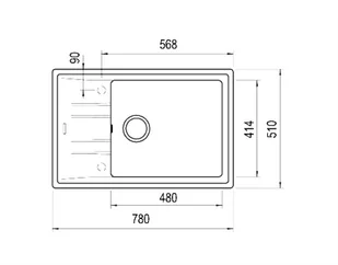 Teka TekaSTONE 60 S-TG 115330035 - Zlewozmywaki - miniaturka - grafika 5