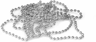 Arpex Łańcuch choinkowy koraliki girlanda srebrny 270 cm 4mm BG9850SRE BG9850SRE - Ozdoby bożonarodzeniowe - miniaturka - grafika 3