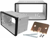 Akcesoria car audio - Półkieszeń uniwersalna 2DIN Zestaw Kieszeń Ramka - miniaturka - grafika 1