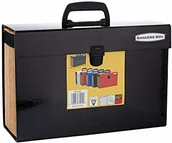 Teczki i skoroszyty - BANKERS BOX Bankers Box Teczka z przegródkami Handifile, z uchwytem i klamrą, 19 przegródek, w tym etykiety rejestrowe, kolor: czarny, 1 sztuka 9352101 - miniaturka - grafika 1