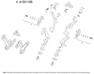 Hamulce rowerowe - Avid Bremsh i adapter 11.5115.011.010, czarna, 100 MM, 11.5115.011.010 A150110B - miniaturka - grafika 1