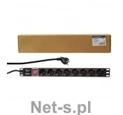 LogiLink Listwa zasilająca 19" 8 gniazd PDU8C01 - Listwy zasilające - miniaturka - grafika 3