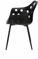 Krzesła - Intesi Krzesło Sajt czarne - miniaturka - grafika 1