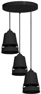 Milagro LAMPA wisząca APOLLO 780 metalowa OPRAWA zwis kaskada czarna 780 - Lampy sufitowe - miniaturka - grafika 3