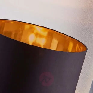 LINDBY Czarno-złota lampa stojąca Benik, trójnóg - Lampy stojące - miniaturka - grafika 5