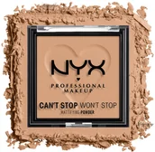 Pudry do twarzy - NYX professional makeup Professional Makeup - CAN''T STOP WON''T STOP - Mattifying Powder - Matujący puder do twarzy - 6 g - TAN - miniaturka - grafika 1