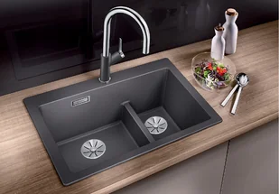 Blanco PLEON 6 Split ANTRACYT 521689 - Zlewozmywaki - miniaturka - grafika 2