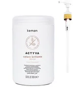Maski do włosów - Kemon italy Kemon Actyva Colore Brillante maska 1000ml włosy farbowane ACTYVA COLORE BRILLANTE MASKA 1000 - miniaturka - grafika 1