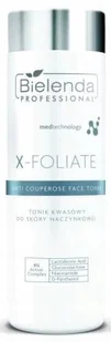 Bielenda X-foliate Tonik Kwasowy Skóra Naczynkowa - Toniki i hydrolaty do twarzy - miniaturka - grafika 2