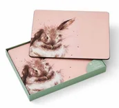 Obrusy i serwetki - Pimpernel portmerion PODKŁADKI KORKOWE PIMPERNEL - RABBIT - KRÓLIK - Wrendale - ŚREDNIE - miniaturka - grafika 1