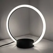 Lampy stojące - DomenoLED DomenoLED KOŁO 602 lampka stołowa 9W/LED 4000K 602 - miniaturka - grafika 1