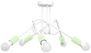 Helam Żyrandol natynkowy OXFORD 5xE27/60W/230V - Lampy sufitowe - miniaturka - grafika 3