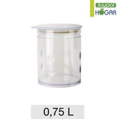 Pojemniki kuchenne - EL-HURT Elh Juypal Pojemnik Na Artykuły Sypkie 0,75l Transparentny SZC000216 - miniaturka - grafika 1
