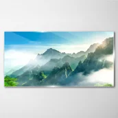 Obrazy i zdjęcia - PL Coloray Obraz Szklany góry drzewa niebo 100x50cm - miniaturka - grafika 1