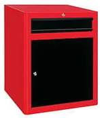 Szafy i regały magazynowe - Fastservice N-1-08-02 Szafka modułowa z drzwiczkami i szufladą N-1-08-02 - miniaturka - grafika 1