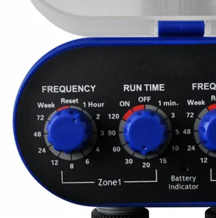 vidaXL vidaXL Elektroniczny automatyczny system nawadniania czasowego z 2 wylotami - Węże ogrodowe i zraszacze - miniaturka - grafika 6