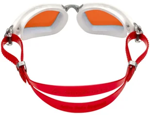 Aqua Sphere Okulary do pływania KAYENNE PRO Red Titanium Mirrored - Pływanie - miniaturka - grafika 3