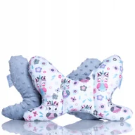 Akcesoria do fotelików - Poduszka podróżna motylek antywstrząsowy minky - miniaturka - grafika 1