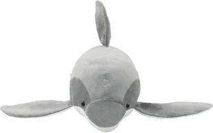 vidaXL Pluszowy delfin przytulanka, szary vidaXL - Maskotki i pluszaki - miniaturka - grafika 3