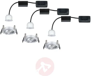 Paulmann Nova mini Plus LED EasyDim 3szt aluminium - Oprawy, klosze i abażury - miniaturka - grafika 5