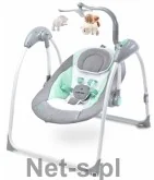 Caretero Loop Szary - Leżaczki i huśtawki - miniaturka - grafika 2