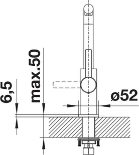 Blanco LANORA stal szlachetna szczotkowana 523122 - Baterie kuchenne - miniaturka - grafika 4
