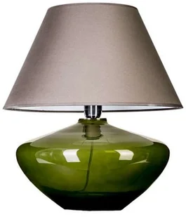 4concepts Stojąca LAMPKA sypialniana MADRID L008031214 abażurowa LAMPA nocna czarna przezroczysta L008031214 - Lampy stojące - miniaturka - grafika 6