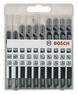 Bosch Zestaw brzeszczotów do wyrzynarek Basic for Wood 10-częściowy T 119 BO T 119 B T 111 C 2607010629 1 zest - Akcesoria do elektronarzędzi - miniaturka - grafika 2
