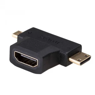 Akyga Akyga adapter hdmi f mini hdmi m + micro hdmi m ak-ad-23 ak-ad-23 AK-AD-23 - Akcesoria do komputerów stacjonarnych - miniaturka - grafika 3