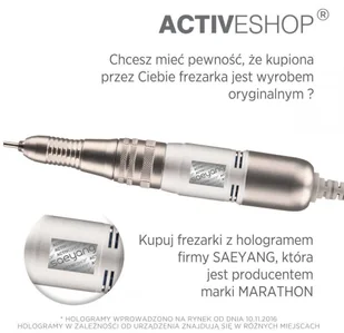 Saeyang frezarka marathon handy 702 + s40-fs60n szczotkowa P138276 - Frezarki do paznokci - miniaturka - grafika 6