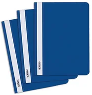 Koszulki na dokumenty - Herlitz 11256625 skoroszyt A5, z przezroczystą przednią okładką, 10 sztuk, niebieski - miniaturka - grafika 1