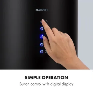 Klarstein Barett Czarny (TK15-Barett-BL) - Okapy kuchenne - miniaturka - grafika 7