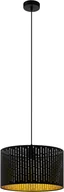 Lampy sufitowe - Eglo Varillas 98312 lampa wisząca zwis oprawa 1x40W E27 czarna/złota Varillas 98312 lampa wisząca zwis oprawa 1x40W E27 czarna/złota - miniaturka - grafika 1