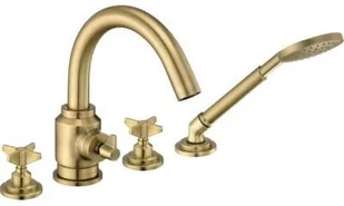 Deante Temisto Bateria nawannowa 4 otworowa mosiądz BQTM14D - Baterie wannowe i prysznicowe - miniaturka - grafika 2