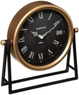 Zegary - Zegar stojący na komodę LUCA 21 cm czarny 179417 - miniaturka - grafika 1
