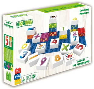 B&B BiOBUDDi BiOBUDDi Klocki z cyframi, 0002 - Klocki - miniaturka - grafika 4