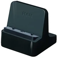 Stacje dokujące do telefonów - HAN 92130  12 z kablem do smartfonów, podstawka Smart-Line, innowacyjne, ergonomicznie Management, czarny 4012473927315 - miniaturka - grafika 1