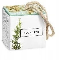 Naturalne Mydło W Kostce Na Sznurku Rozmaryn 100g - Mydła - miniaturka - grafika 2