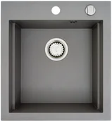 Zlewozmywaki - Pyramis SIROS 47x51,5 1B szary beton 070084401 - miniaturka - grafika 1