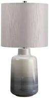 Lampy stojące - Elstead Lighting Lampa stołowa Bacari Small ceramiczna oprawa w kolorze niebiesko-szarym BACARI/TL SM - miniaturka - grafika 1