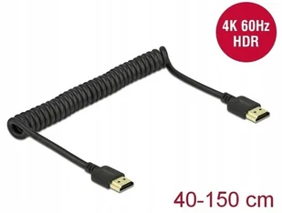 Delock 84967 kabel HDMI 1,5 m HDMI Typu A (Standard) Czarny - Kable - miniaturka - grafika 2