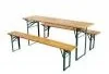 Meble ogrodowe - Malow Zestaw ogrodowy cateringowy BS stół 2,2 m + 2 ławki ZESTAWBS - miniaturka - grafika 1