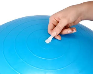 HMS Piłka gimnastyczna YB01 55 cm czarna - 1008675 - Piłki do ćwiczeń - miniaturka - grafika 4