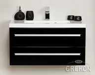 Szafki łazienkowe - Gante Szafka wisząca z umywalką 80/39/2 seria Fokus C FKS-C-U80/39/2 Clever - miniaturka - grafika 1