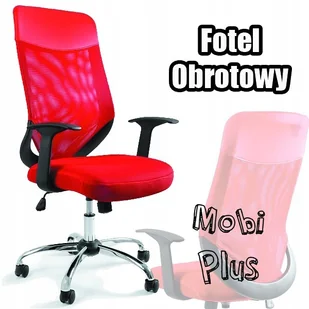 Fotel biurowy, krzesło biurowe Unique Fotel Mobi Plus - Fotele i krzesła biurowe - miniaturka - grafika 4